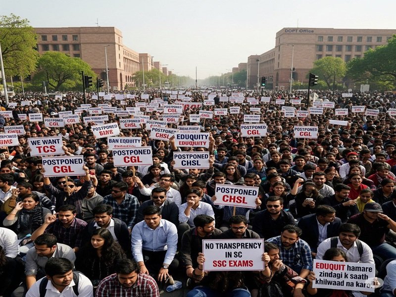 एसएससी प्रोटेस्ट: दिल्ली में अभ्यर्थी जवाबदेही की मांग क्यों कर रहे हैं