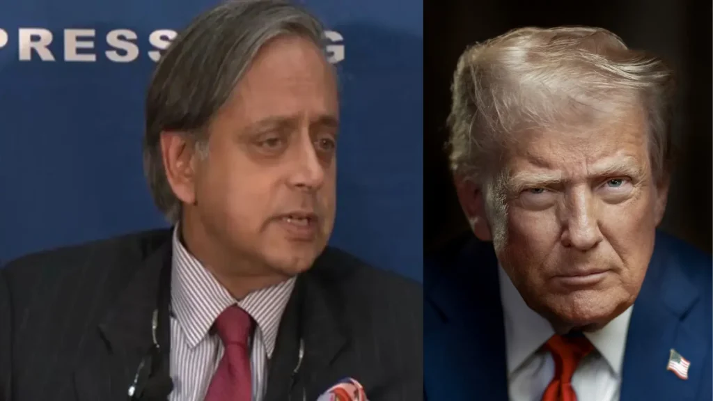 Shashi Tharoor ने Trump को सुनाई खरी बात