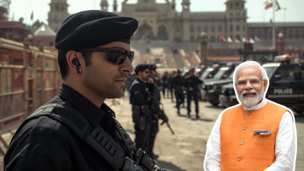 त्रिस्तरीय होगी सुरक्षा… हुआ ग्रैंड रिहर्सल, SPG ने कार्यक्रम स्थल को किया टेकओवर