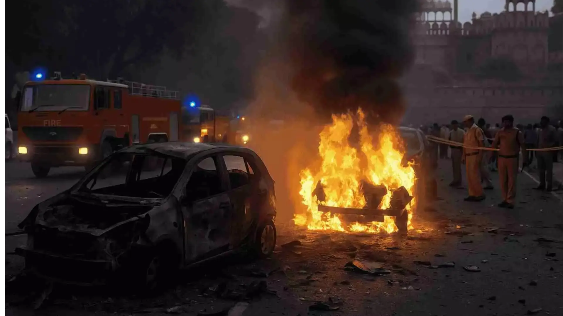 Delhi Car Blast: Red Ford के पास मेट्रो स्टेशन के बाहर कारों में आग लगने से कई घायल | Delhi की ताज़ा खबरें