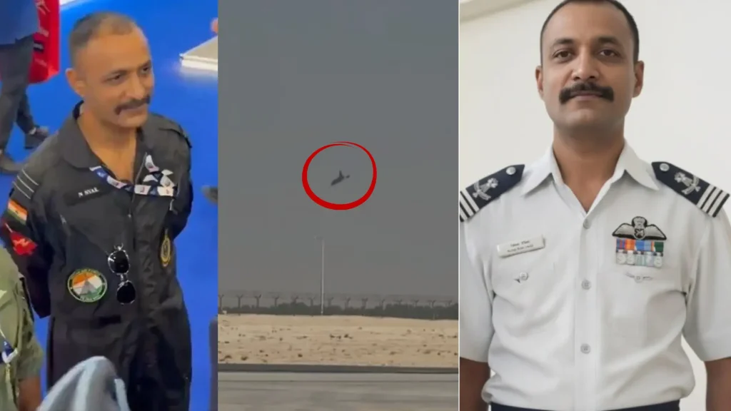 Tejas Fighter Jet Dubai Air Show में क्रैश
