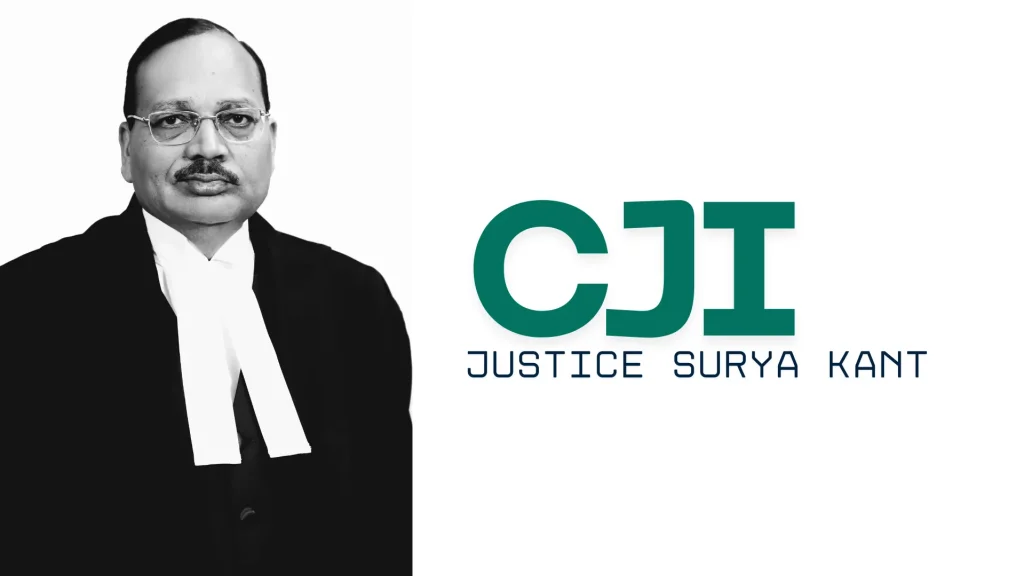 Justice Surya Kant ली 53वें मुख्य न्यायाधीश के रूप में शपथ