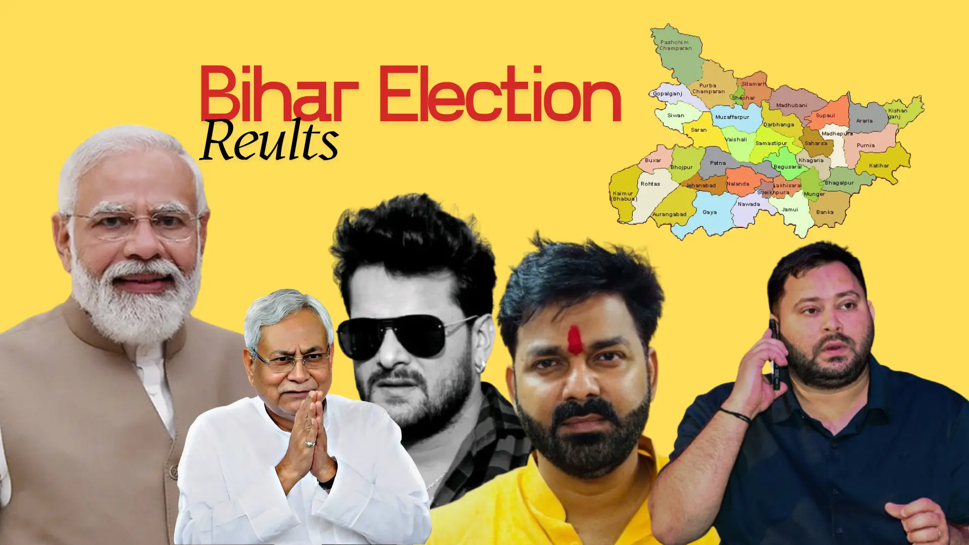 Bihar Election Result 2025: NDA 200 के पार, वापसी तय