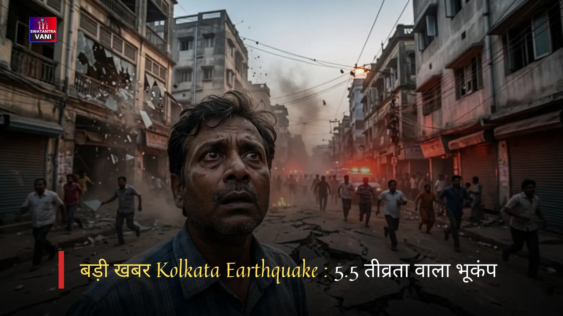 बड़ी खबर Kolkata Earthquake 5.5 तीव्रता वाला भूकंप