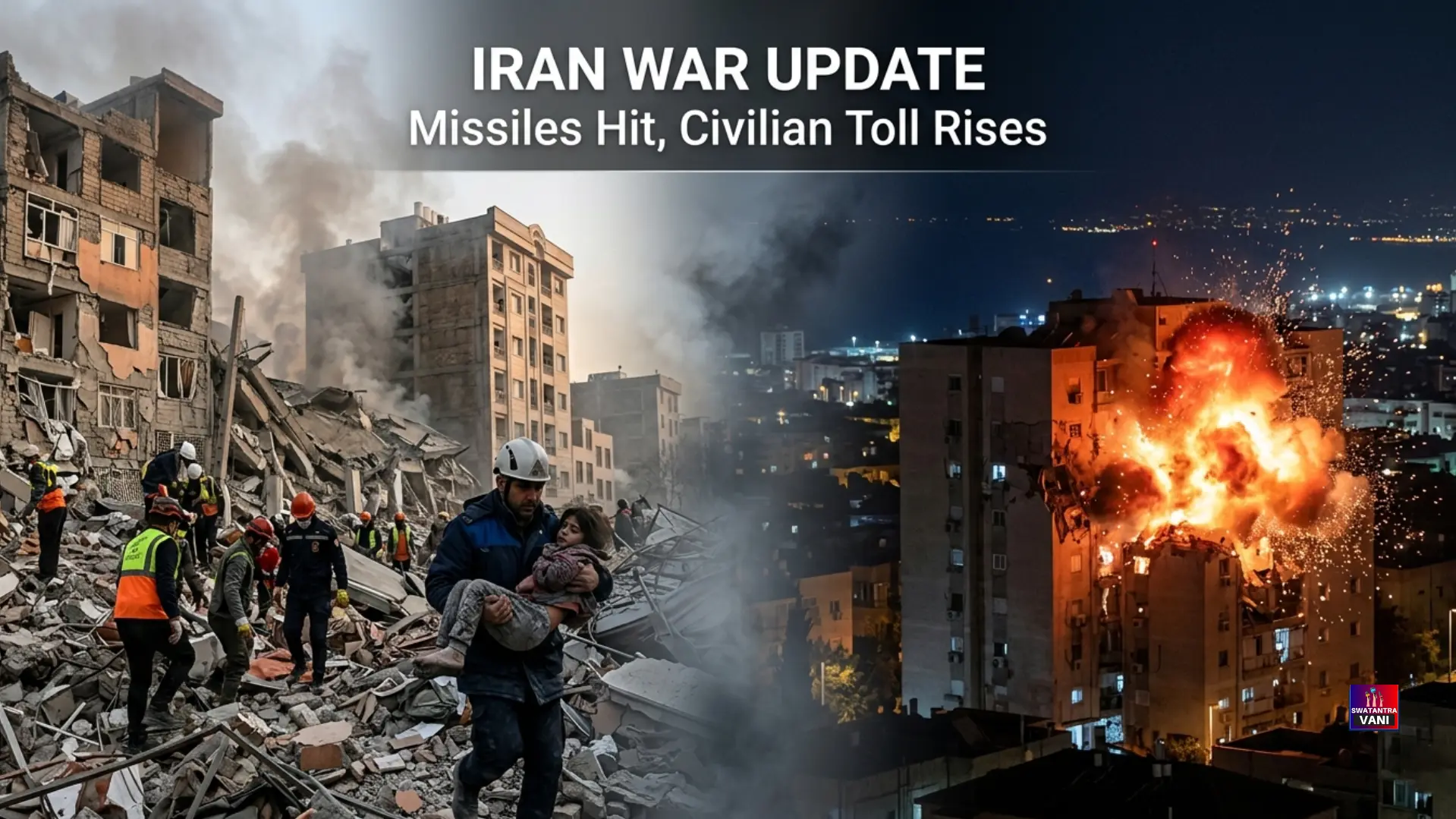 ईरान युद्ध अपडेट हाइफ़ा पर मिसाइलें गिरीं - Featured image