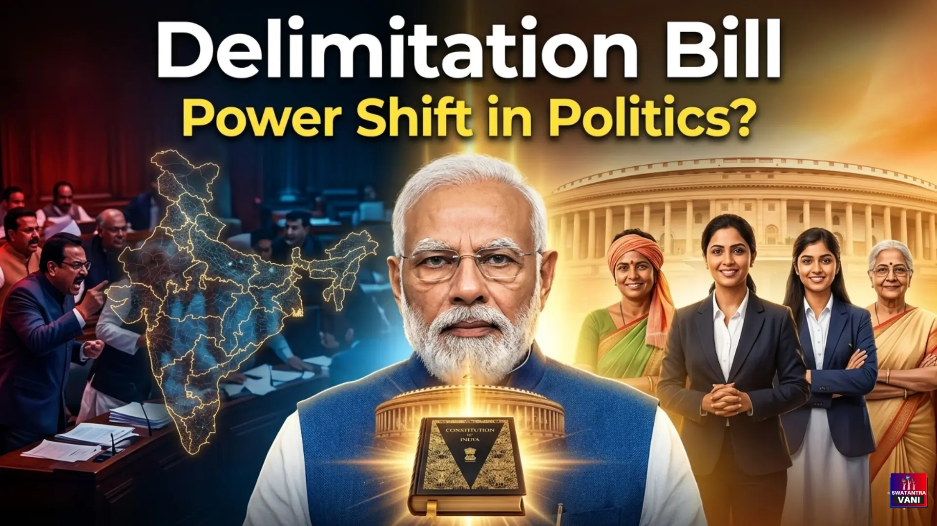 परिसीमन बिल से बड़ा राजनीतिक टकराव शुरू - featured image